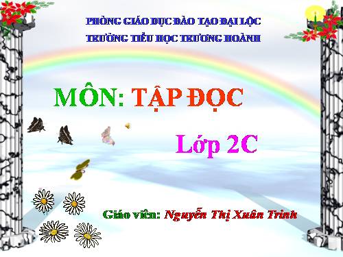 Tuần 13. Bông hoa Niềm Vui