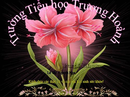 Tuần 6. Ngôi trường mới