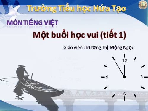 mot buoi hoc vui