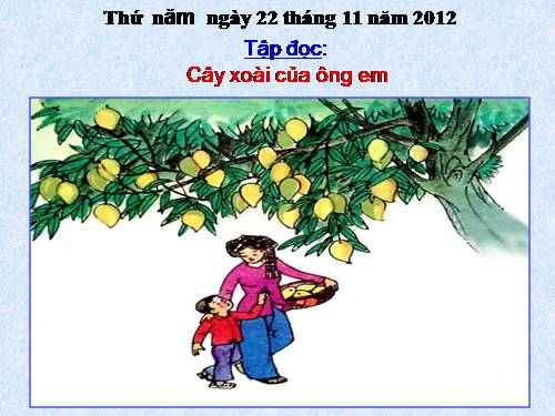 Tuần 11. Cây xoài của ông em