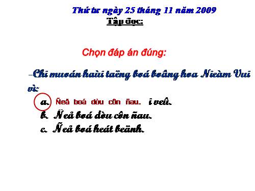 Tuần 13. Quà của bố