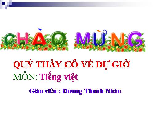 Tuần 15. Bé Hoa