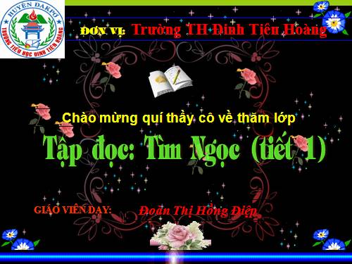 Tuần 17. Tìm ngọc