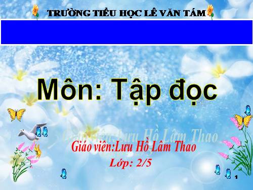 Tuần 15. Bé Hoa