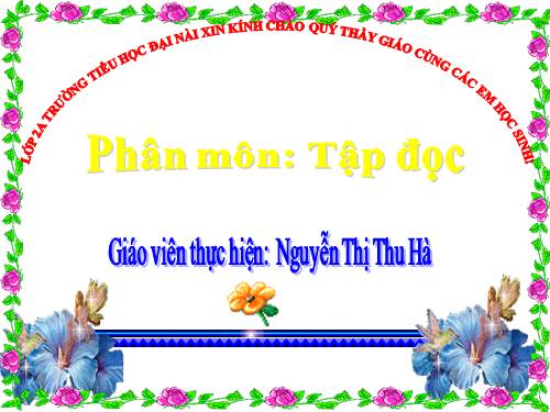 Tuần 12. Sự tích cây vú sữa
