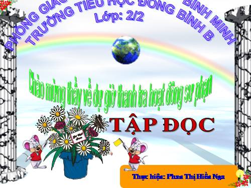 Tuần 13. Bông hoa Niềm Vui