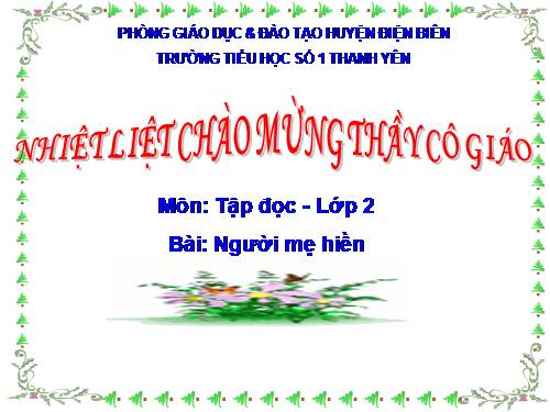 Tuần 8. Người mẹ hiền