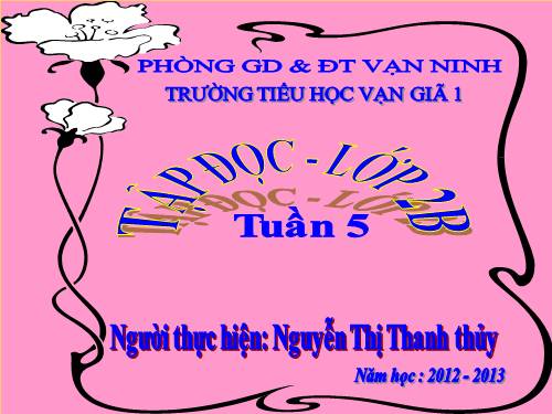 Tuần 5. Chiếc bút mực