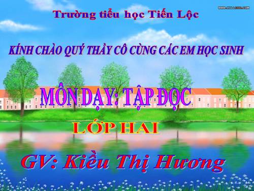 Tuần 32. Tiếng chổi tre