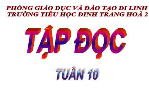 Tuần 10. Bưu thiếp