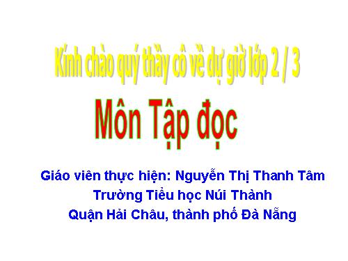 Tuần 11. Cây xoài của ông em