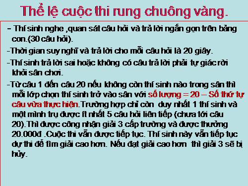 rung chuông vàng