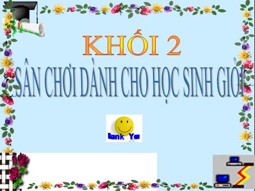 giao lưu học sinh giỏi lớp 2