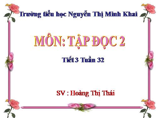 Tuần 32. Tiếng chổi tre
