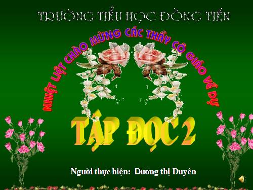 Tuần 8. Bàn tay dịu dàng