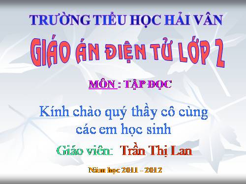 Tuần 12. Mẹ