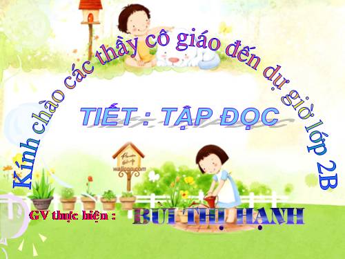 Tuần 29. Những quả đào