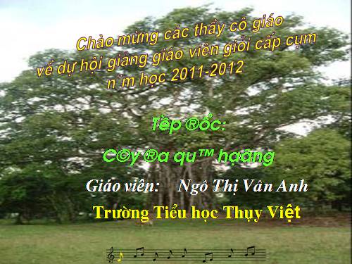 Tuần 29. Cây đa quê hương