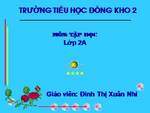Tuần 21. Chim sơn ca và bông cúc trắng