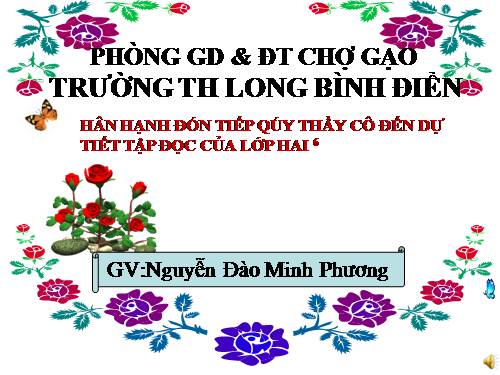 Tuần 26. Tôm Càng và Cá Con