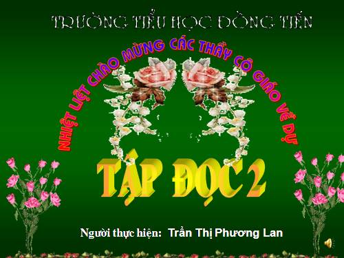 Tuần 8. Bàn tay dịu dàng