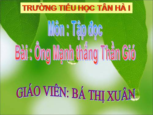 Tuần 20. Ông Mạnh thắng Thần Gió