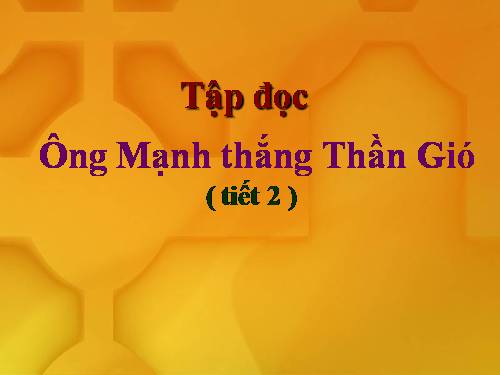 Tuần 20. Ông Mạnh thắng Thần Gió