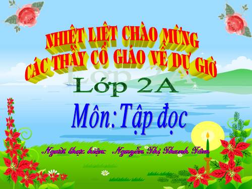 Tuần 15. Bé Hoa