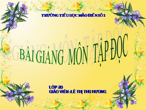Tuần 11. Cây xoài của ông em