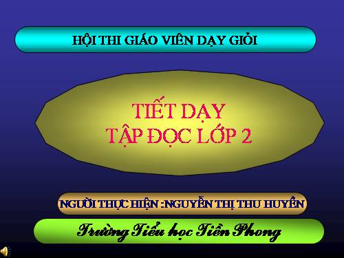Tuần 8. Bàn tay dịu dàng