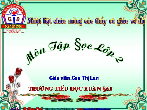 Tuần 15. Bé Hoa