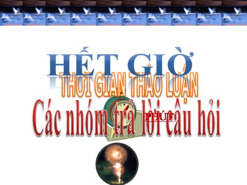 Đông hồ 5 phút của 1 hoạt động nhóm