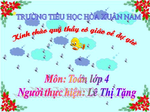 Toán lớp 4