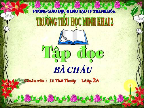 Tuần 11. Bà cháu