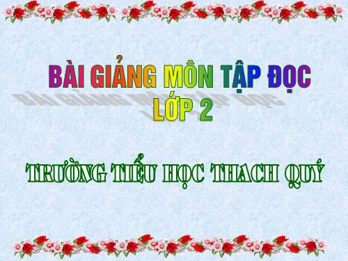 Tuần 13. Quà của bố