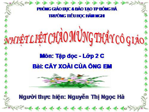 Tuần 11. Cây xoài của ông em