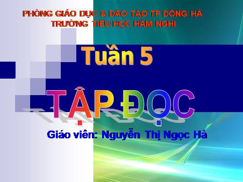 Tuần 5. Chiếc bút mực