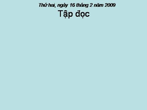 Tuần 23. Bác sĩ Sói