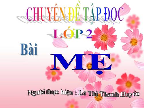 Tuần 12. Mẹ