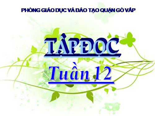 Tuần 12. Mẹ