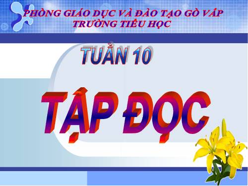 Tuần 10. Sáng kiến của bé Hà