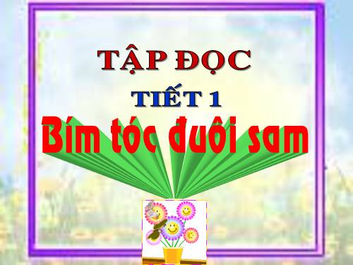 Tuần 4. Bím tóc đuôi sam