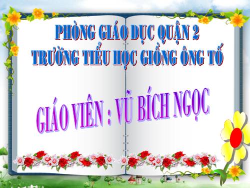 Tuần 15. Bé Hoa