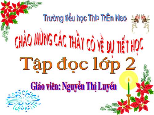 Tuần 13. Bông hoa Niềm Vui