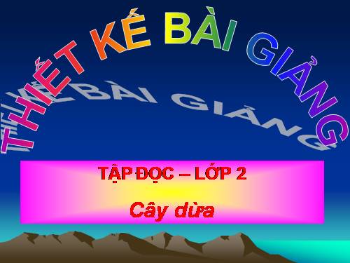 Tuần 28. Cây dừa