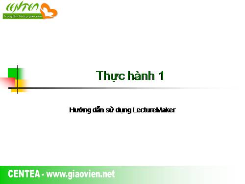 Bai giang soan bang Lecture Marke