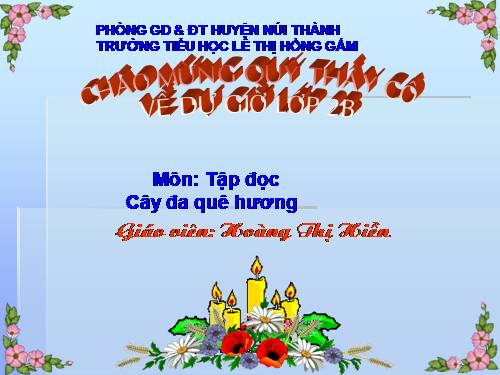 Tuần 29. Cây đa quê hương