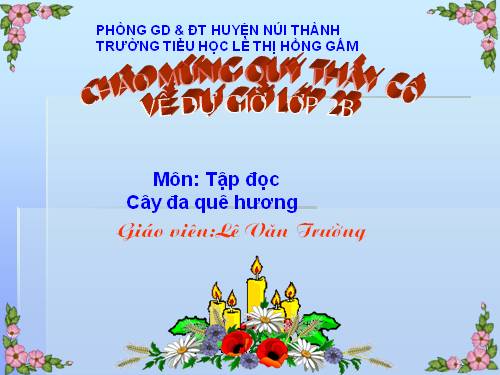 Tuần 29. Cây đa quê hương