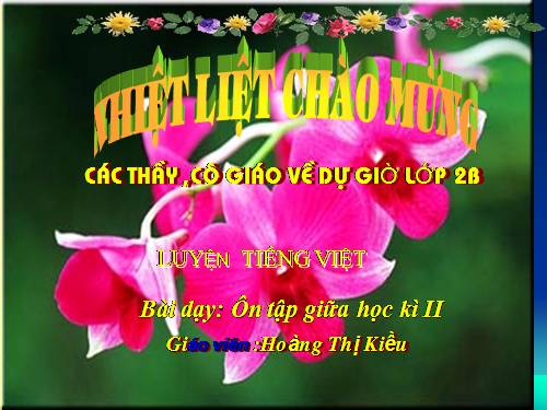 Giáo án lớp 2