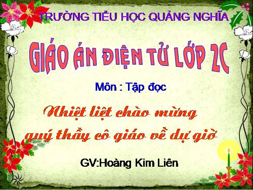 Tuần 15. Bé Hoa